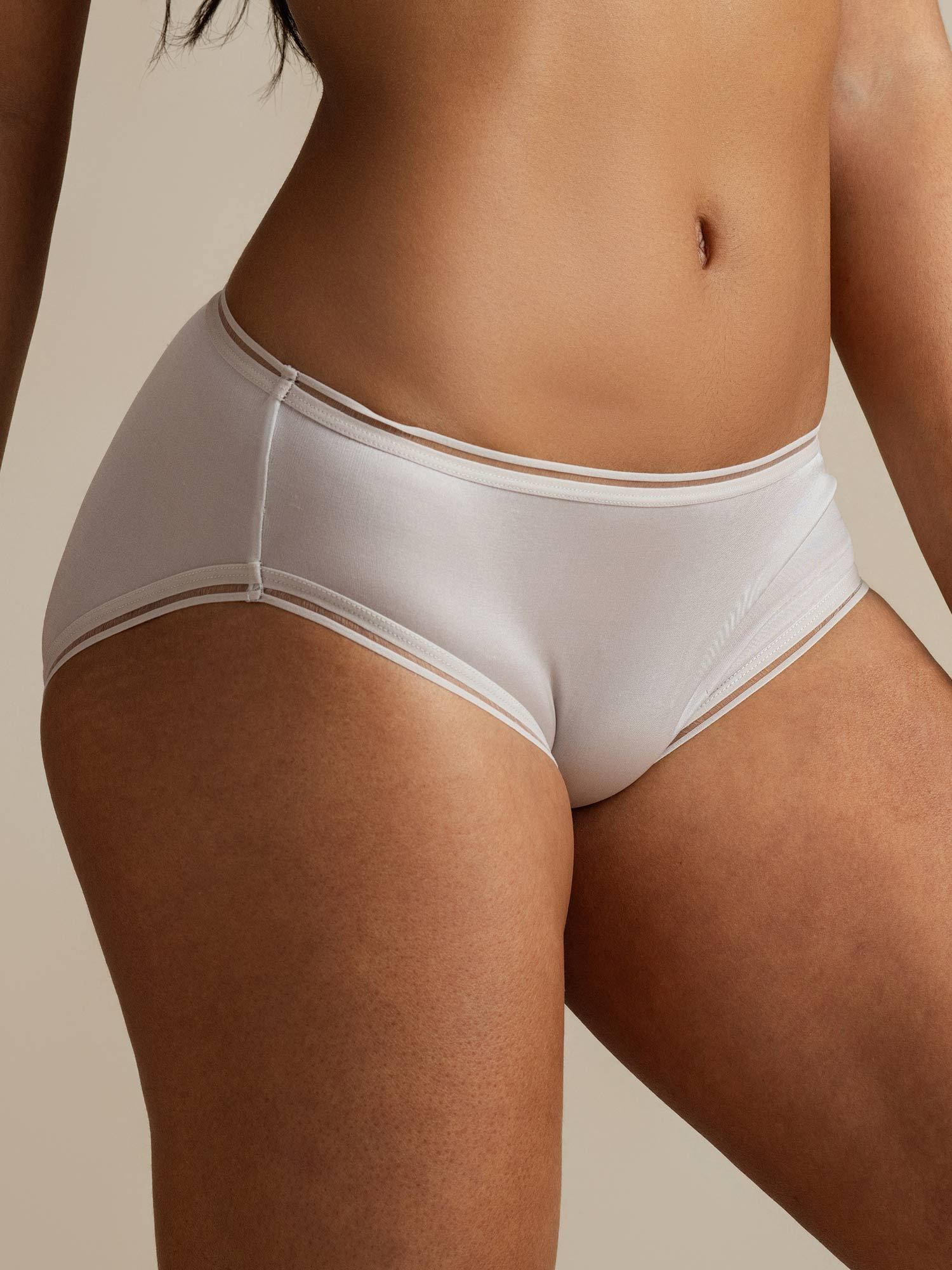 Pure Silk Melted Trim Panty