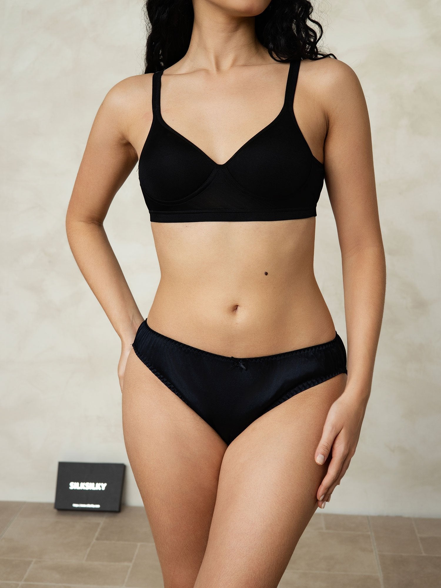 Pure Silk Bow Panty (Bra Not Included)