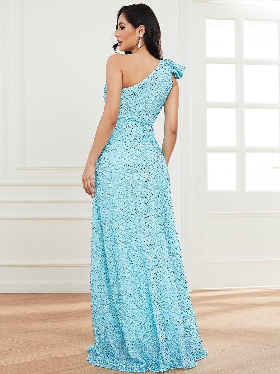 One Shoulder Prom Dress XJ913